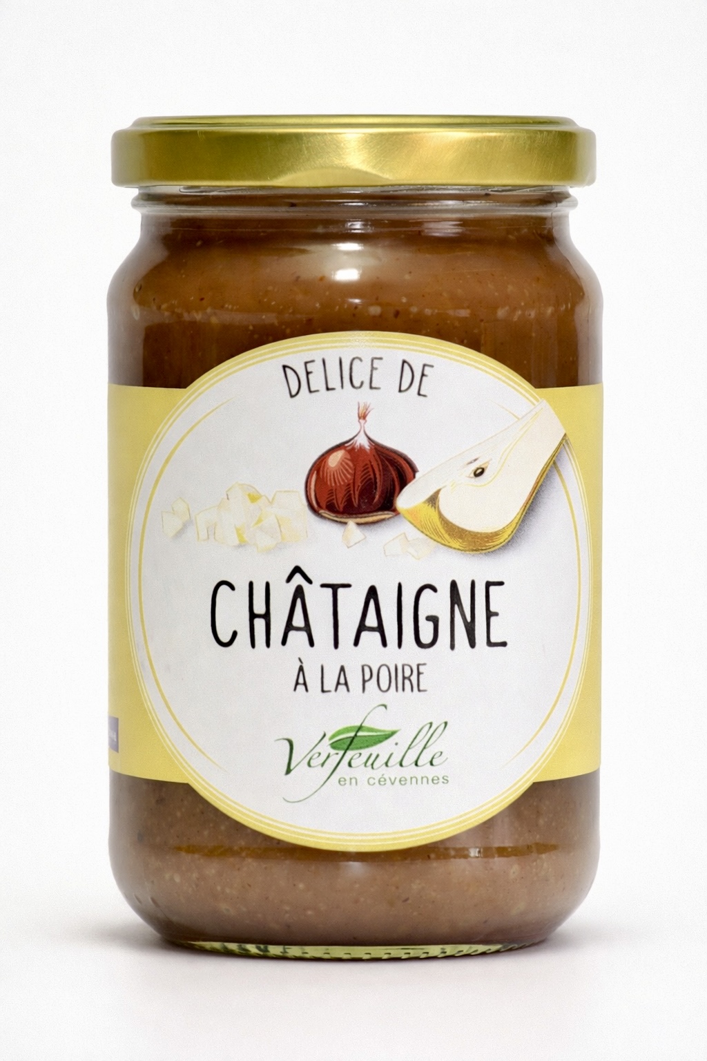 Délice de châtaigne des Cévennes à la poire 