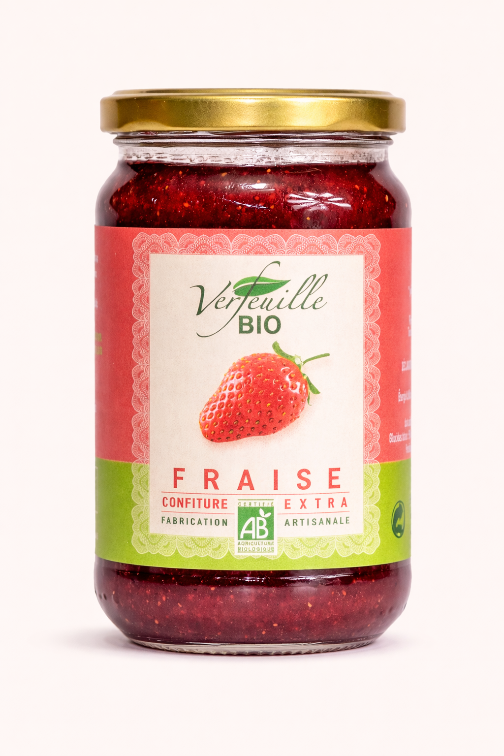 Confiture de fraise bio